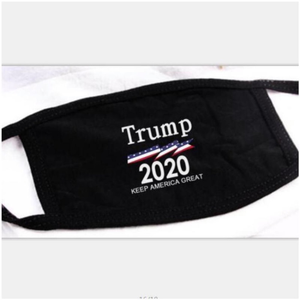Trump face mask patriotic Keep America new black